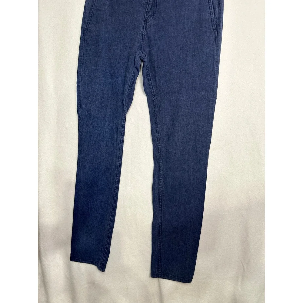 Levis Mens Slim Fit‎ Blue Textured Trousers Pants 31x32 511 Style Zip Fly